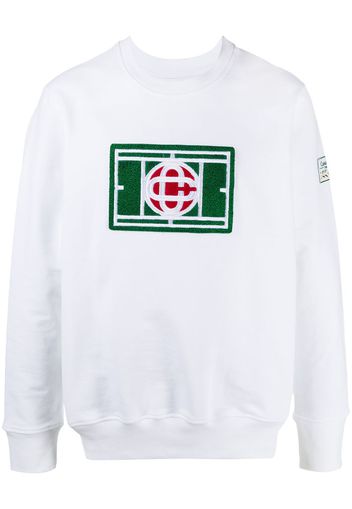 logo patch sweatshirt