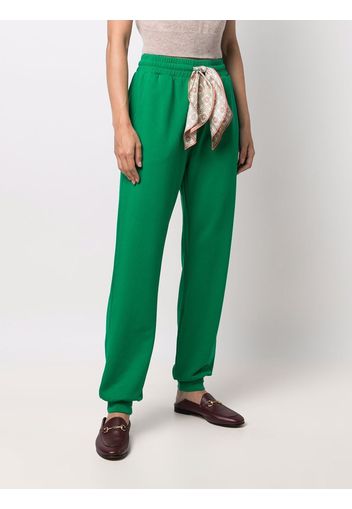 Casablanca loopback scarf track pants - Verde