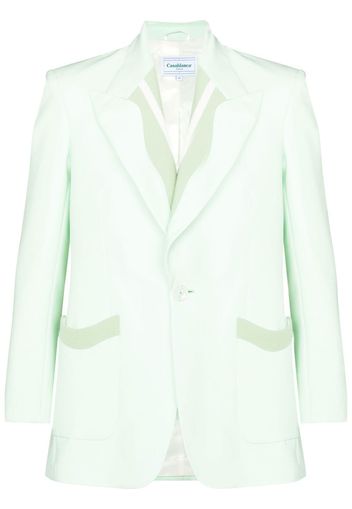 Casablanca Blazer monopetto - Verde