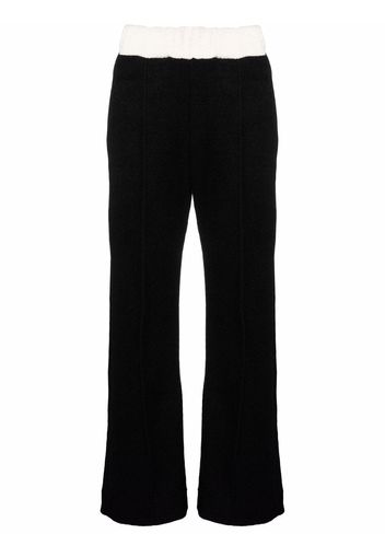 Casablanca contrast waistband track pants - Nero