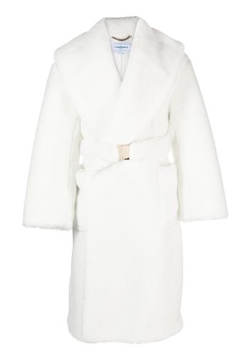 Casablanca faux-shearling robe - Bianco