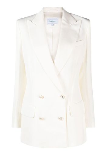 Casablanca double-breasted tailored blazer - Bianco