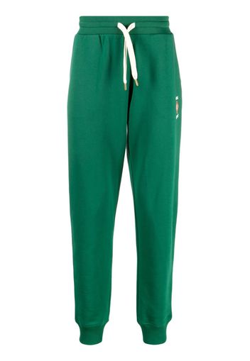 Casablanca logo-print cotton track pants - Verde