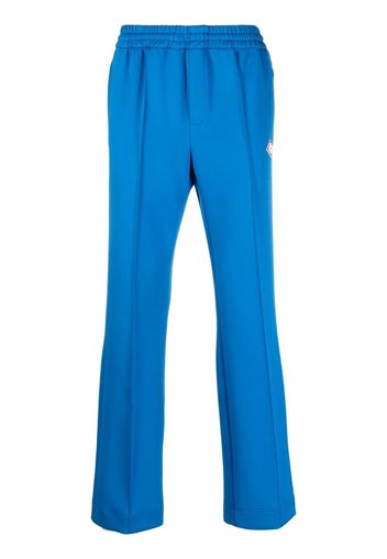 Casablanca embroidered-logo track pants - Blu