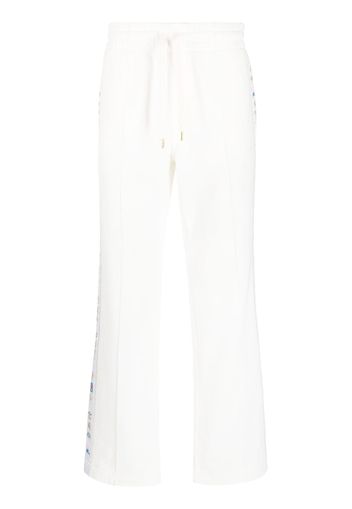 Casablanca Casa Icons-tape track pants - Bianco