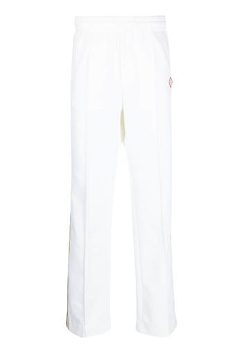 Casablanca tape-detail track pants - Bianco