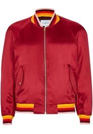 Casablanca Morocco embroidered bomber jacket - Rosso