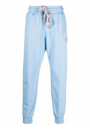 Casablanca Pantaloni sportivi con logo - Blu