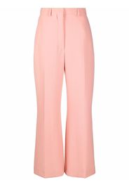 Casablanca high-waisted flared trousers - Rosa