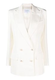 Casablanca double-breasted tailored blazer - Bianco