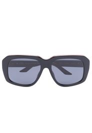 Casablanca monogram oversize-frame sunglasses - Nero