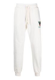 Casablanca Tennis Club cotton track pants - Bianco