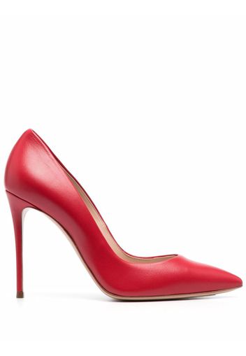 Casadei pointed leather pumps - Rosso