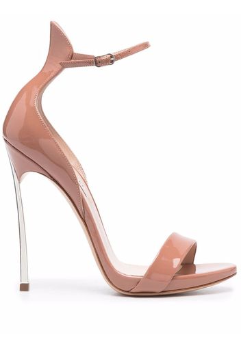 Casadei Blade patent-leather sandals - Rosa