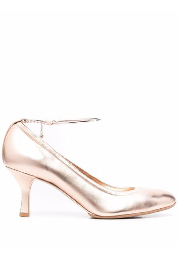 Casadei Pumps con effetto metallizzato - Oro