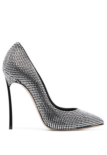 Casadei Pumps Blade con strass 115mm - Nero