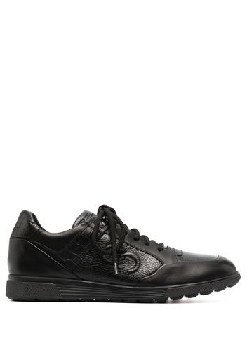 Casadei monogram low-top sneakers - Nero