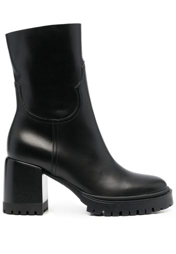 Casadei 80mm heeled ankle boots - Nero