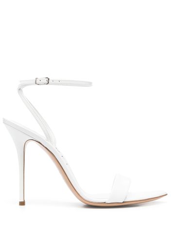 Casadei Scarlet Tiffany 100mm leather sandals - Bianco