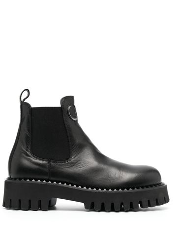 Casadei Chelsea leather boots - Nero