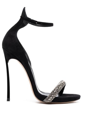 Casadei Sandali Stratosphere 120mm con decorazione - Nero