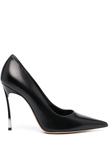 Casadei sculpted-heel 110mm leather pumps - Nero