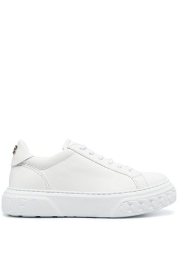 Casadei low-top leather sneakers - Bianco