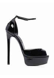 Casadei Flora stiletto sandals - Nero