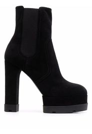 Casadei Nancy suede boots - Nero