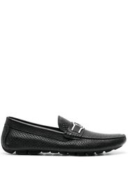 Casadei plaque-detail slip-on loafers - Nero