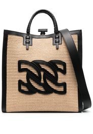 Casadei Borsa tote con logo - Toni neutri