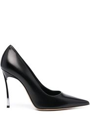 Casadei sculpted-heel 110mm leather pumps - Nero