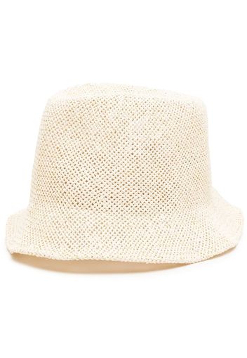 Casey Casey Fedora intrecciato - Bianco