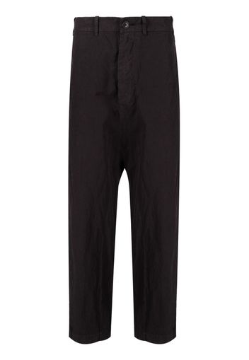 Casey Casey high-rise straight-leg trousers - Nero