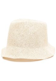 Casey Casey Fedora intrecciato - Bianco