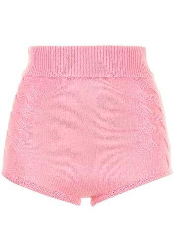 Cashmere In Love Shorts a vita alta Mimie - Rosa