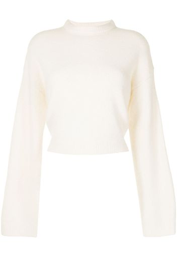 Cashmere In Love Maglione crop Mila - Bianco