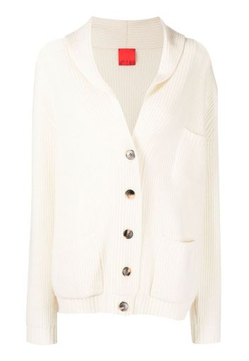 Cashmere In Love Cardigan con scollo a V - Bianco