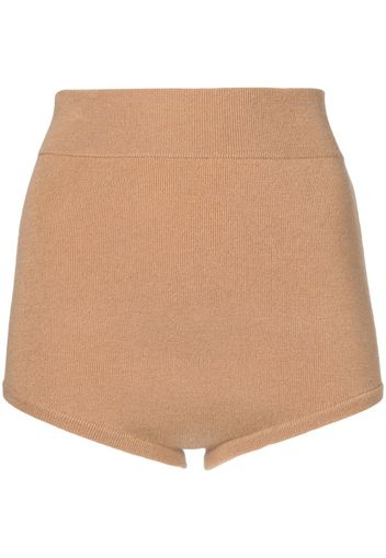 Cashmere In Love Shorts Felix a vita alta - Marrone