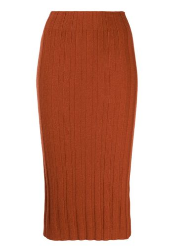 Cashmere In Love Lenny pencil skirt - Marrone
