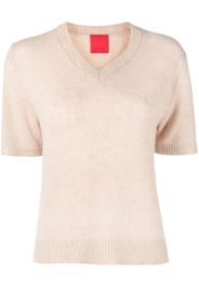 Cashmere In Love Maglione Miller con scollo a V - Marrone