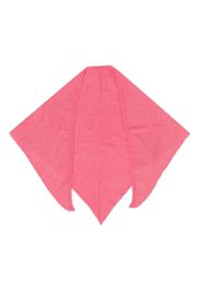 Cashmere In Love Aman triangle fine-knit scarf - Rosa