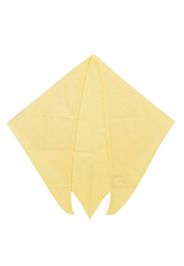 Cashmere In Love Aman knitted triangle scarf - Giallo