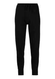 Cashmere In Love Sarah fine-knit track pants - Nero