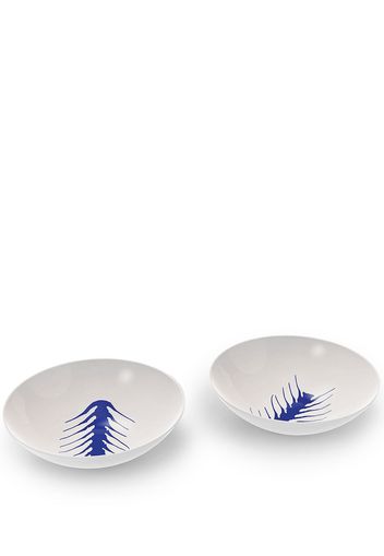 Cassina Set di 2 piatti da zuppa Arête - Bianco