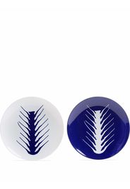 Cassina Arête set of 2 decorative plates - Bianco
