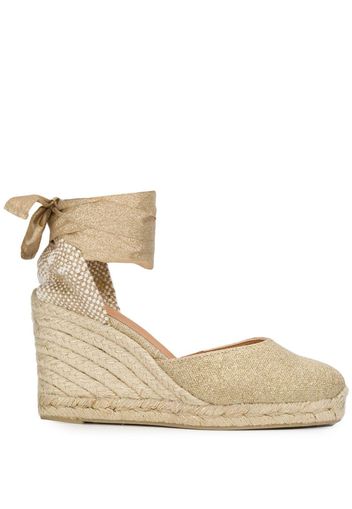 Carina lace-up wedge espadrilles