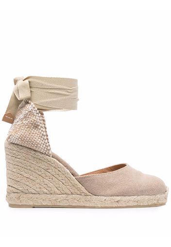 CASTAÑER Catrina 80mm wedge espadrilles - Toni neutri