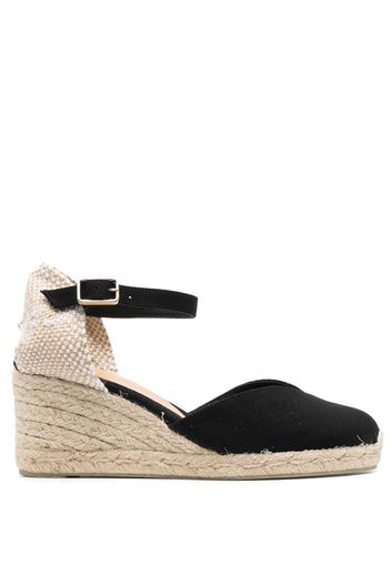 Castañer Chiarita wedge espadrilles - Nero