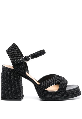 Castañer Valle 105mm sandals - Nero